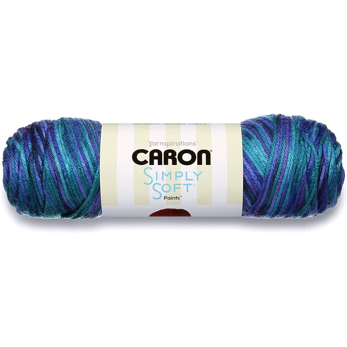 Caron Simply Soft Oceana Paints Yarn - 3 Pack 141g/5oz - Acrylic - 4 Medium (Worst) - 235 Yards - Knitting Crochet & Crafts