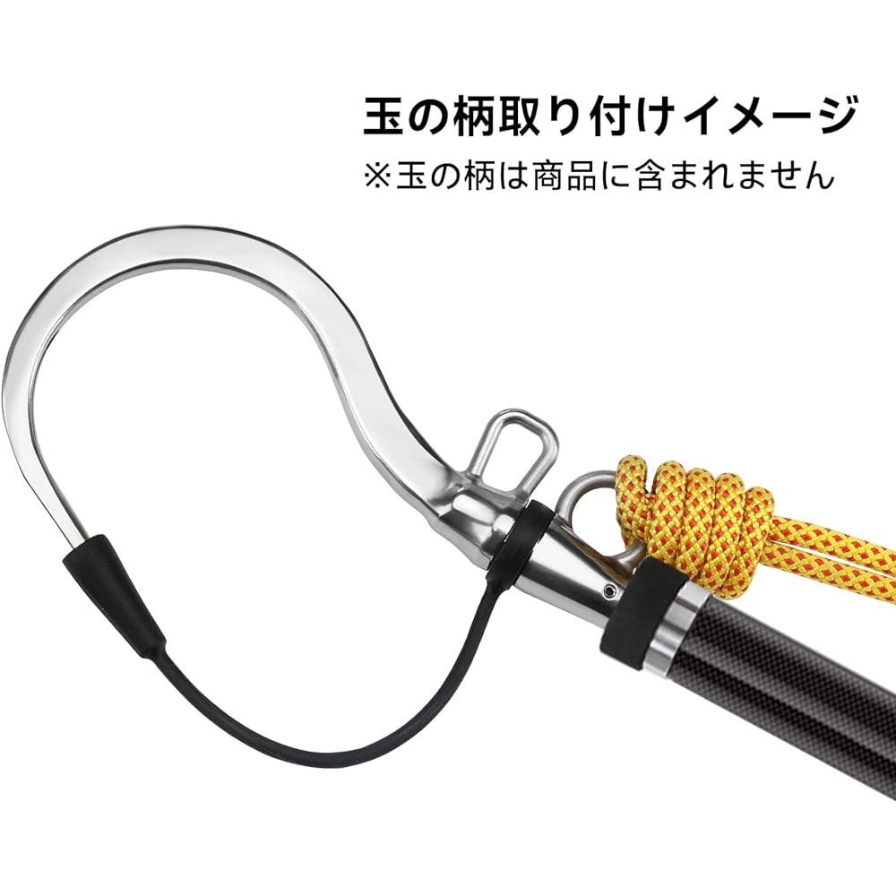 SANLIKE Gaff Large Fish Fishing Stainless Steel Gaff Hook Tip Amberjack Blue Fish Stone Bream Rock Fishing Large Fish Gaff