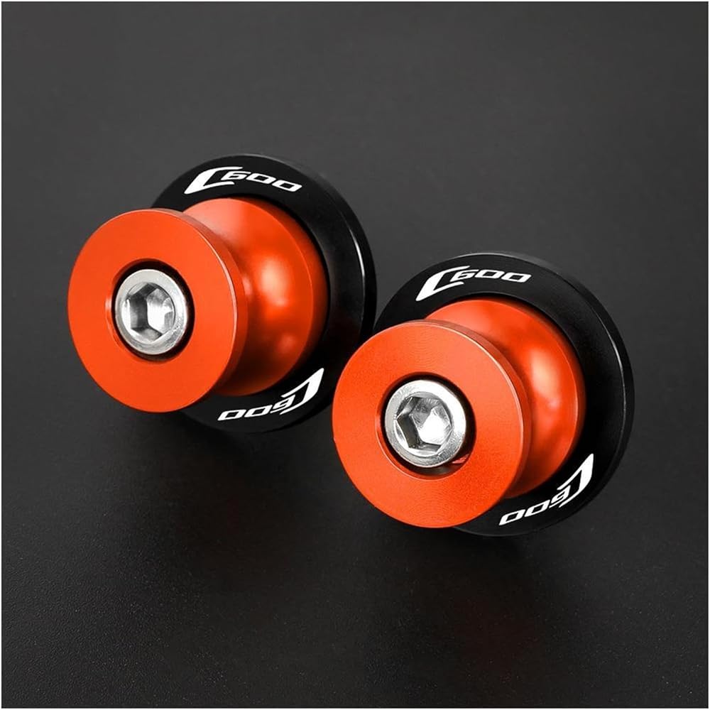 Motorcycle Swingarm Spool Slider FOR C600 For C 600 2011 2012 2013 2014 2015 CNC Motorcycle Accessories CNC Aluminum Swingarm Spool Slider Rear Stand Screw (Color: A 8MM)