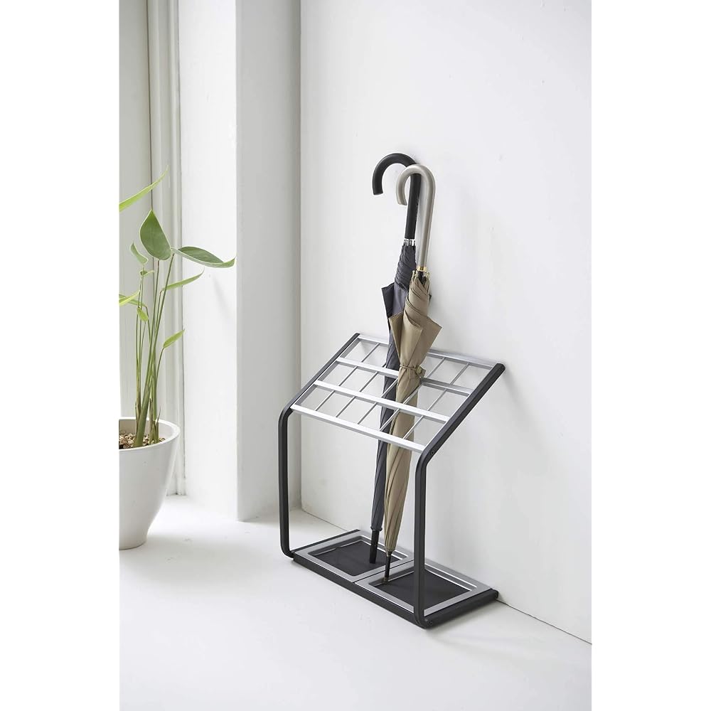 Yamazaki Jitsugyo (Yamazaki) Umbrella Stand Black Approx. W45 x D24 x H50cm US-MV 6295
