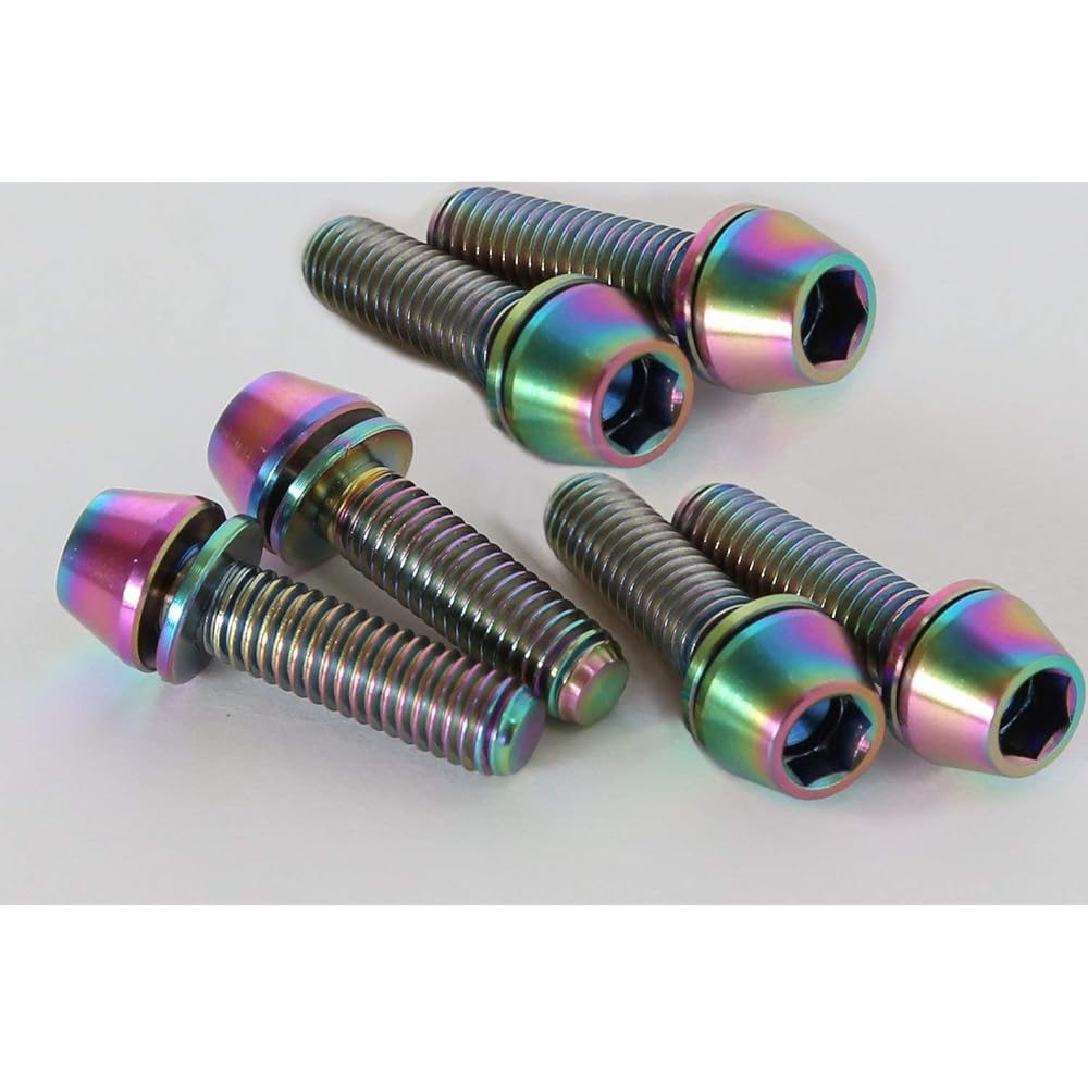 ANS stem M5 x 18mm titanium bolt set of 6