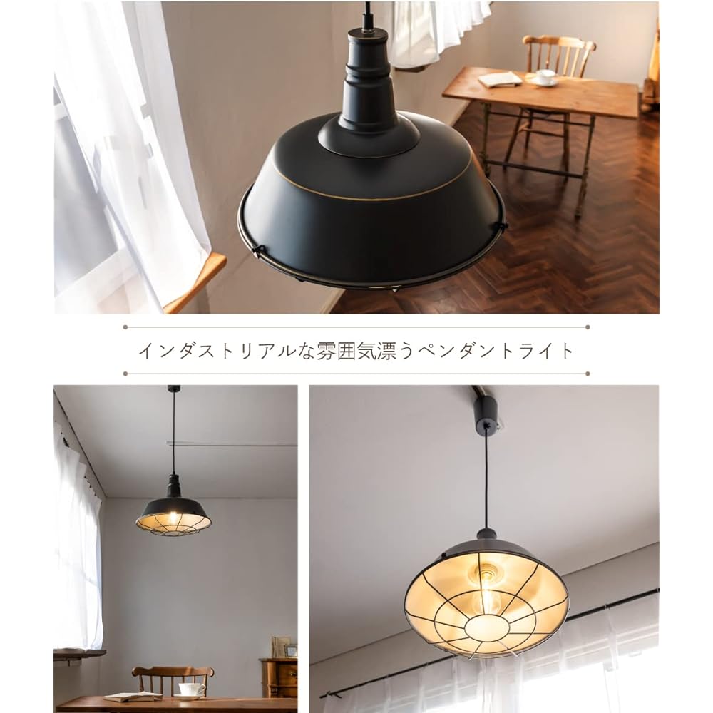 K.anvifal Pendant Light Industrial Lighting Stylish E26 1 Light Dining Cafe Vintage Retro Antique Simple Lighting Fixture Indirect Lighting Black Gray Gold Cool Steel Industrial Pendant Light Grantz CCN