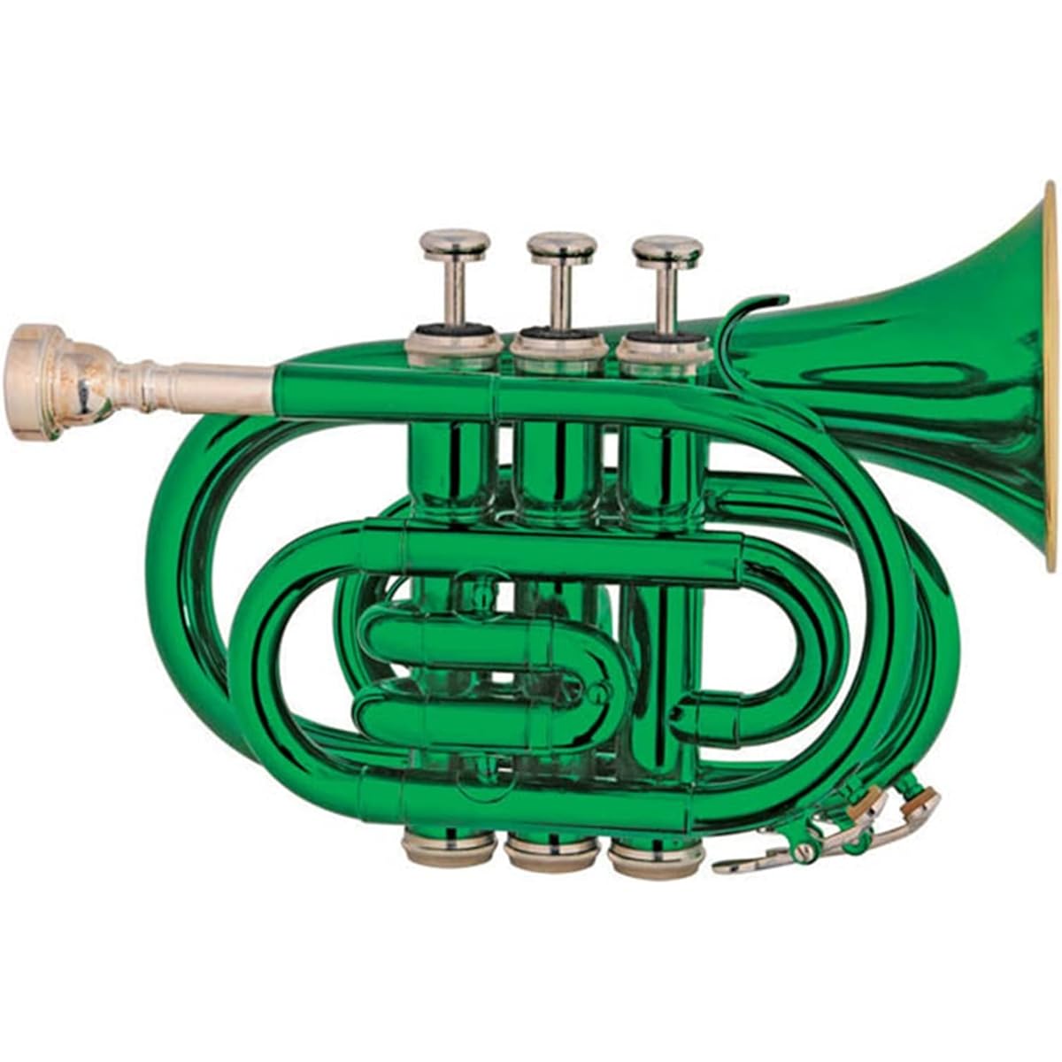 Green Tone Bb Pocket Trumpet