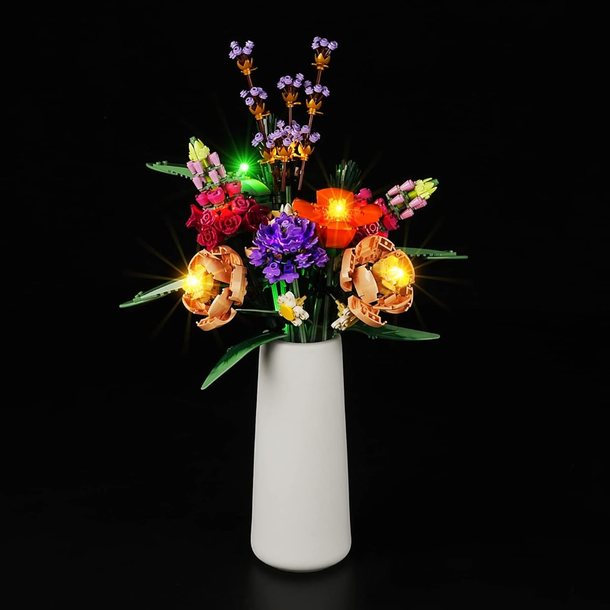 cooldac LED Light Kit for Lego Flower Bouquet 10280 Lighting Kit Compatible with Lego 10280 Flower Bouquet (Light Only, No Lego Model)