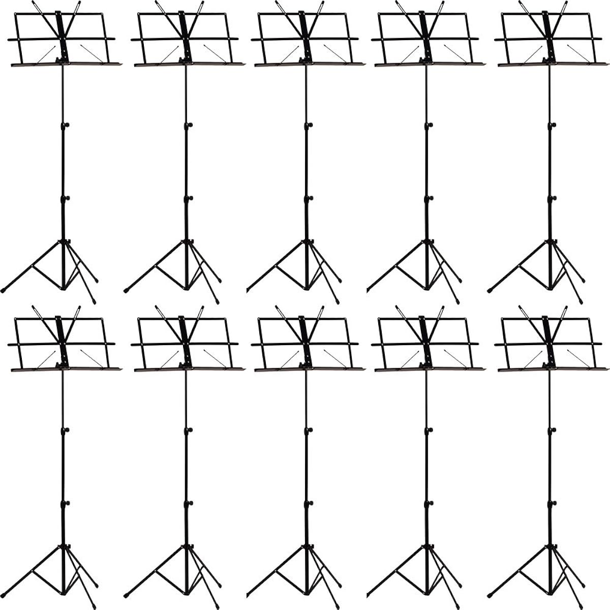 Great value set of 10 music stands
