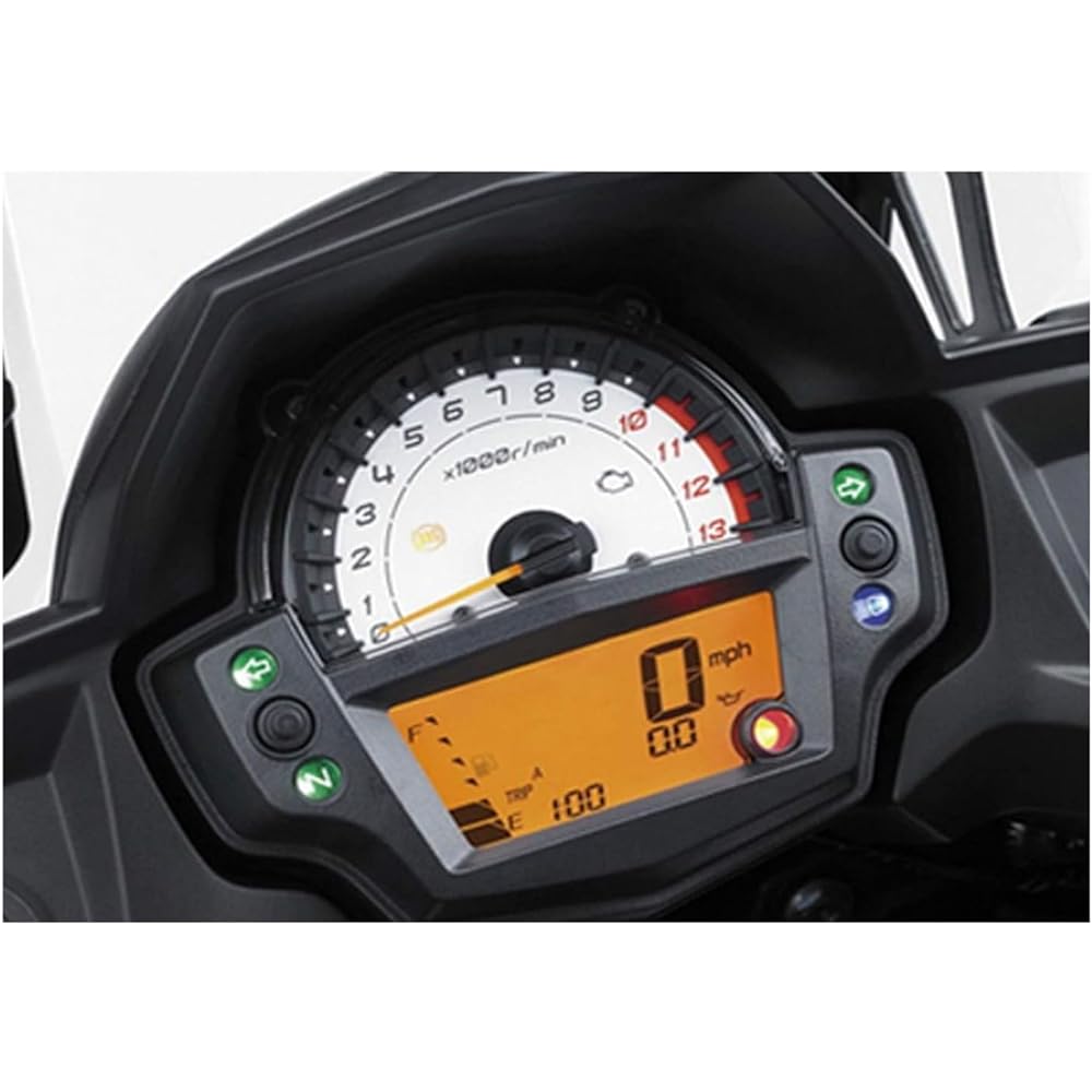 Fits for Kawasaki - 650 VERSYS650 2016 2017 Motorcycle Dashboard Instrument Speedometer Film Screen Protector Sticker Protector Instrument (Color : 2PCS)