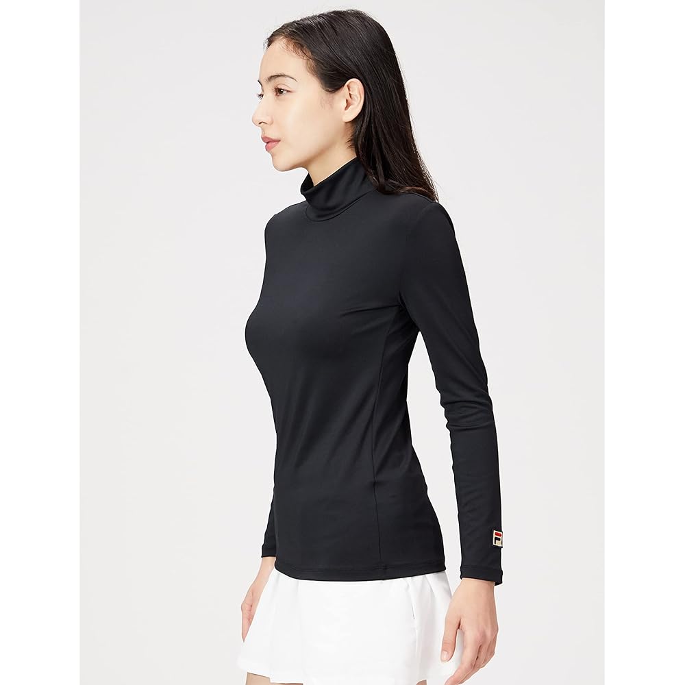 [Fila Tennis] High Neck Long Sleeve Shirt, Absorbent, Quick Drying, UV Protection, Stretch VL8025 Women's