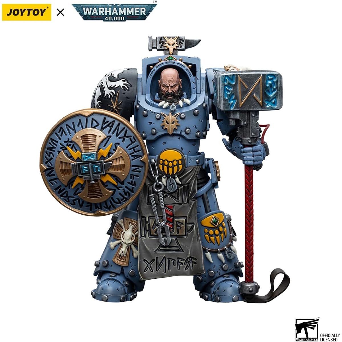 Joytoy Warhammer 40K Mecha 1/18 Action Figure Space Wolf Urjak Rockfist