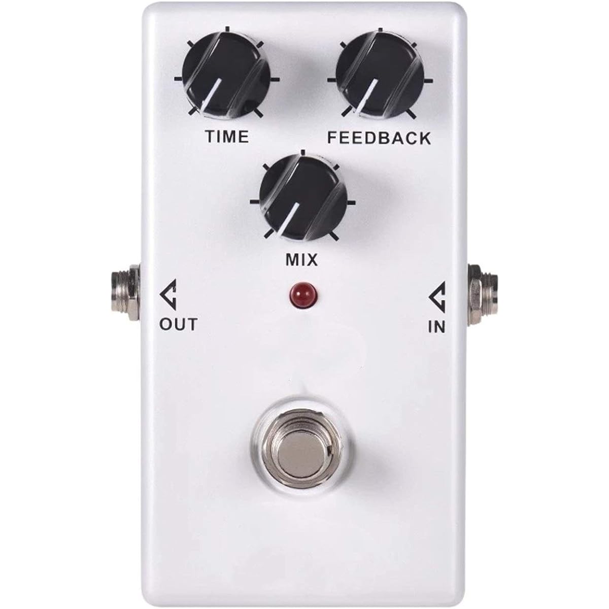 Guitar Effect Pedal Analog Delay Guitar Effect Pedal Processor 300ms Delay Time Full Metal Shell Guitar Effect