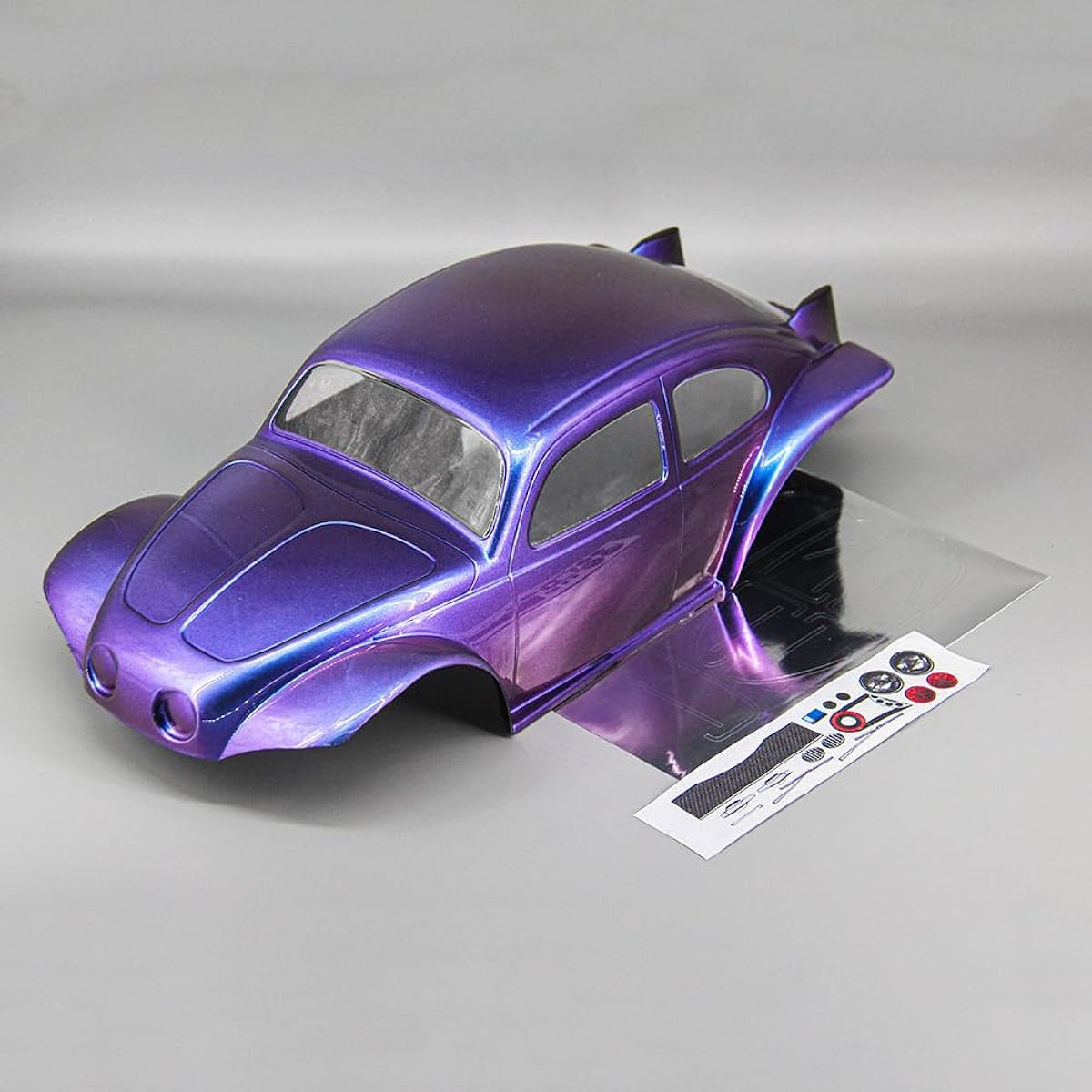 SANTAIZI 1/10 RC Body Light Bule Beetle LEXAN PC Shell Width 200mm MT and Crawler Car (KLJCK8BSL)