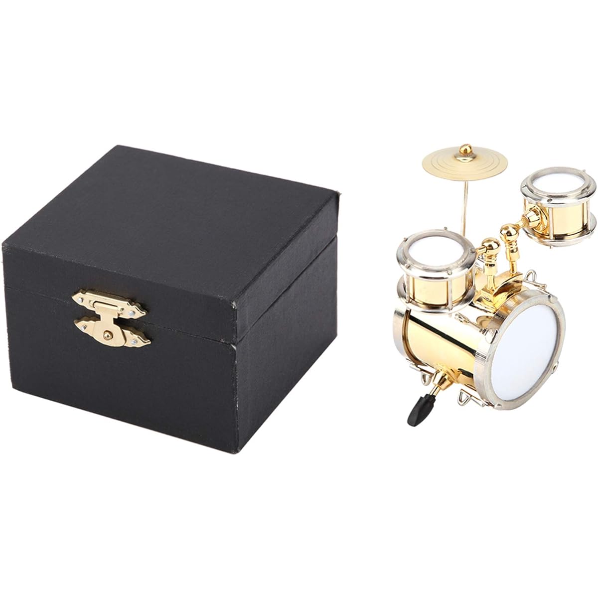 Miniature Musical Instrument Miniature Musical Instrument Miniature Musical Instrument Replica Drum Set Ornament Drummer Gift