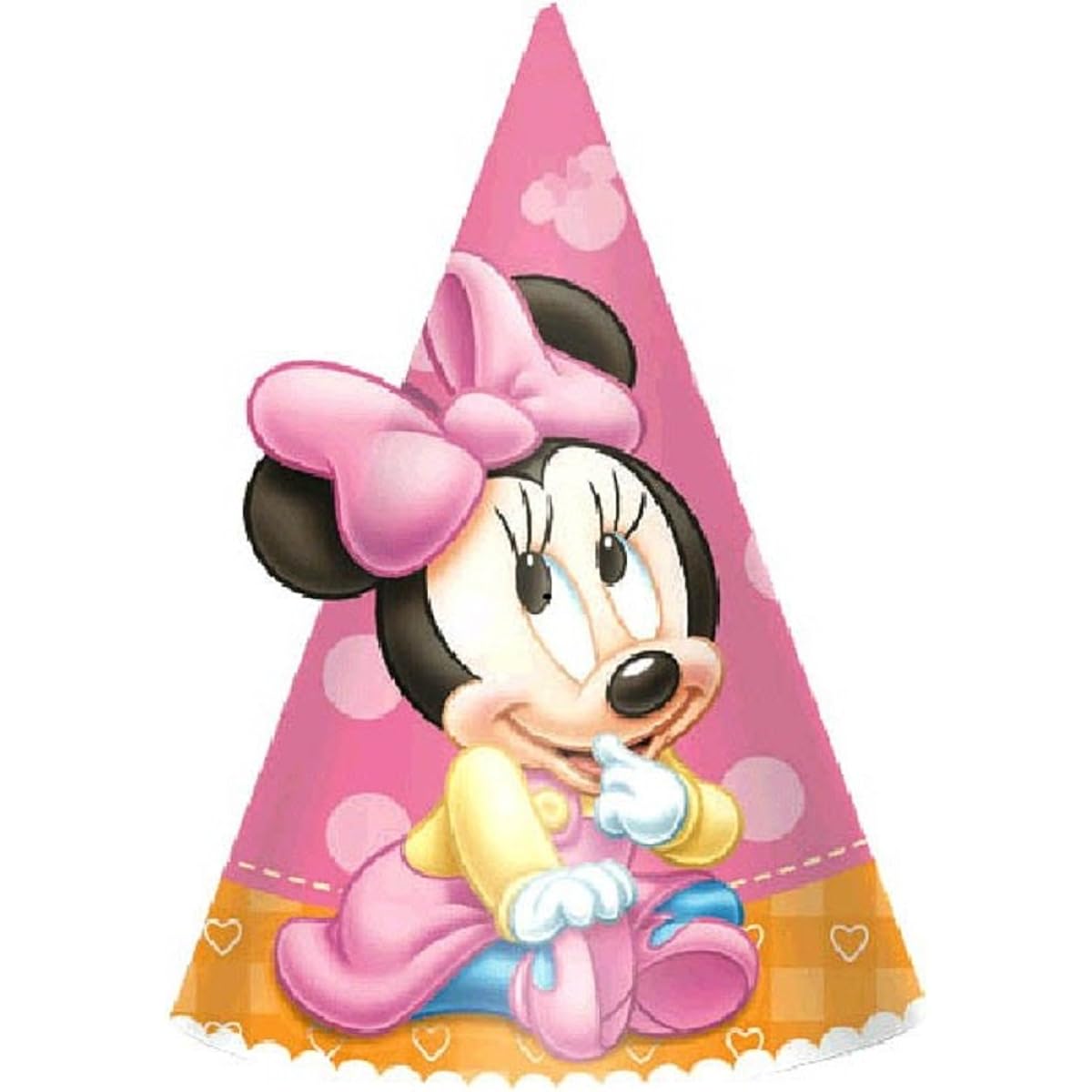 Minnie Mouse 1st Birthday Party Hats 8 Ct. by Amscan