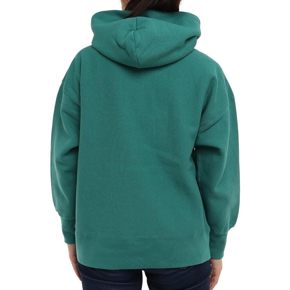 [Champion] Parka Long Sleeve 11.5oz Ribbed Script Logo Reverse Weave Hooded Sweatshirt CW-W105 Women's