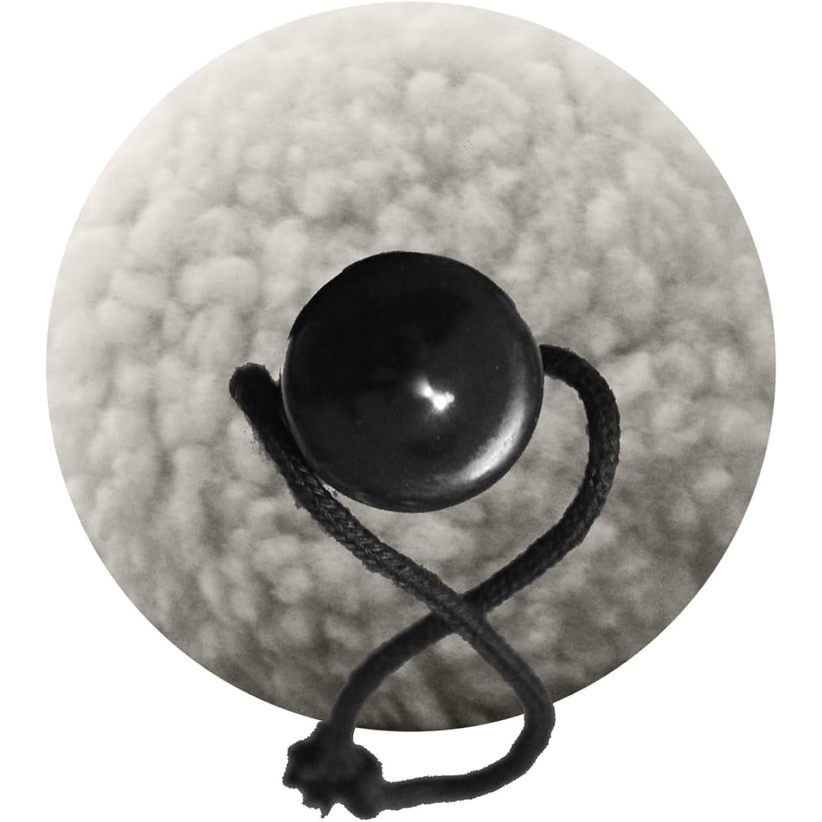 Arborea 45x9cm Gong Mallet 24"~32" Gong Beige Soft Velvet Head Stainless Steel Handle Meditation/Sound Healing Therapy/Yoga Accessories Medium Size