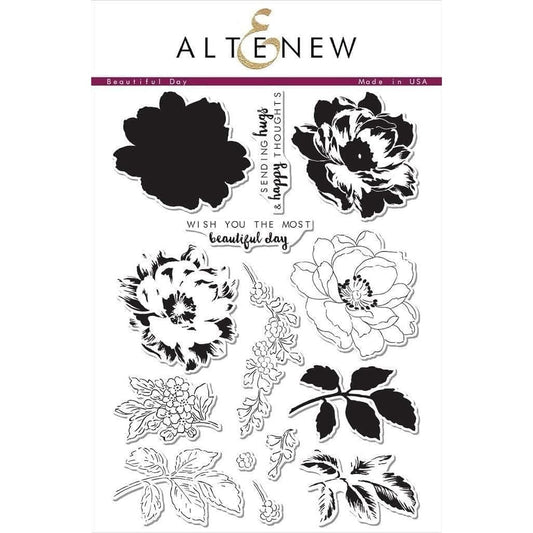 Altenew Beautiful Day 6" x 8" Clear Stamp Set Made from Photopolymer