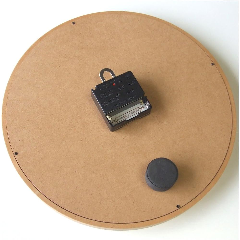Focus Three Table Clock Natural Diameter 29 x Depth 3.5cm