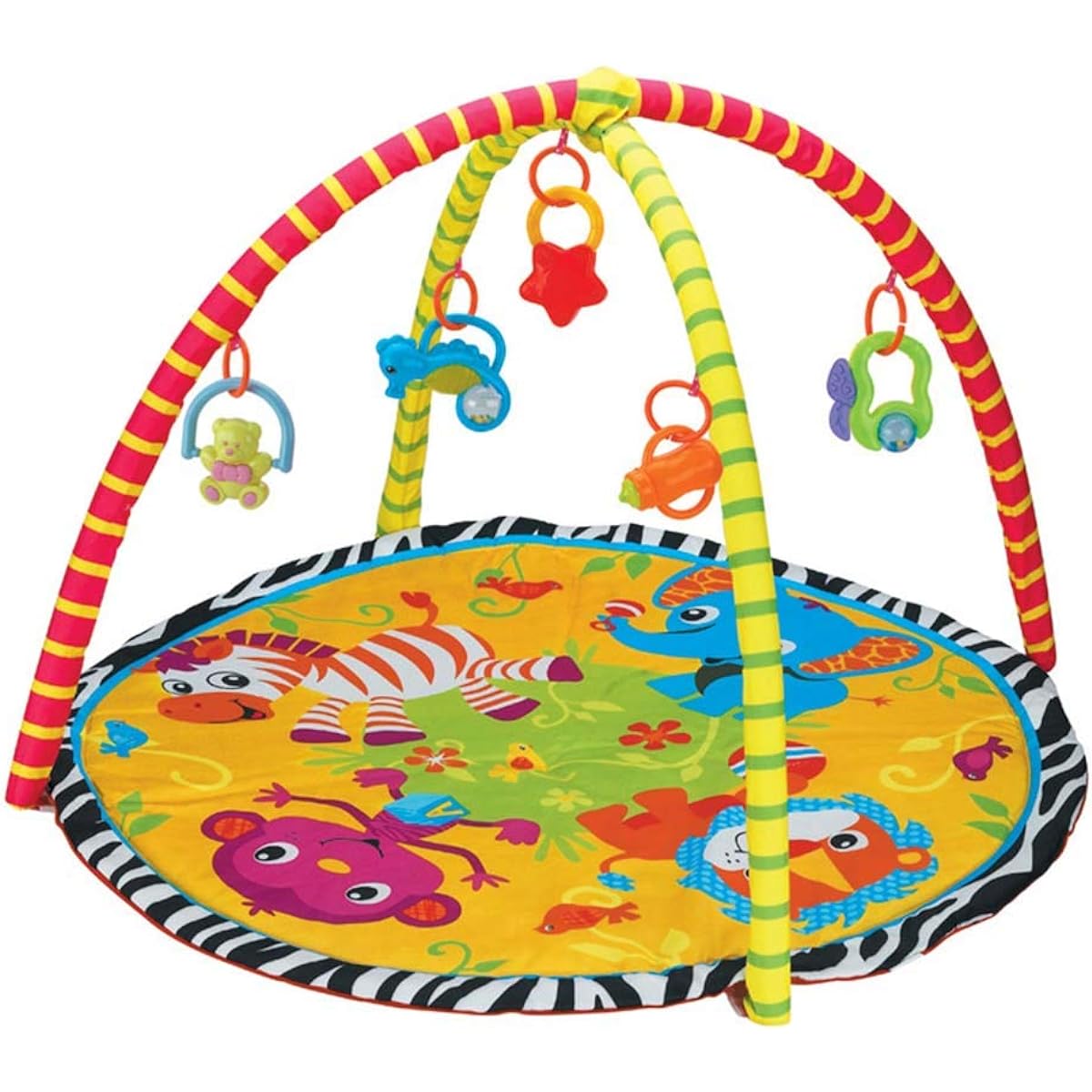 Baby Gyms & Play Mats Childcare Baby Gyms The Very Hungry Caterpillar Activity Play Gym Deluxe Gym Suitable for newborns Can be used as your baby grows Move Play Mat Suitable for 0 months and up (Large Animals)