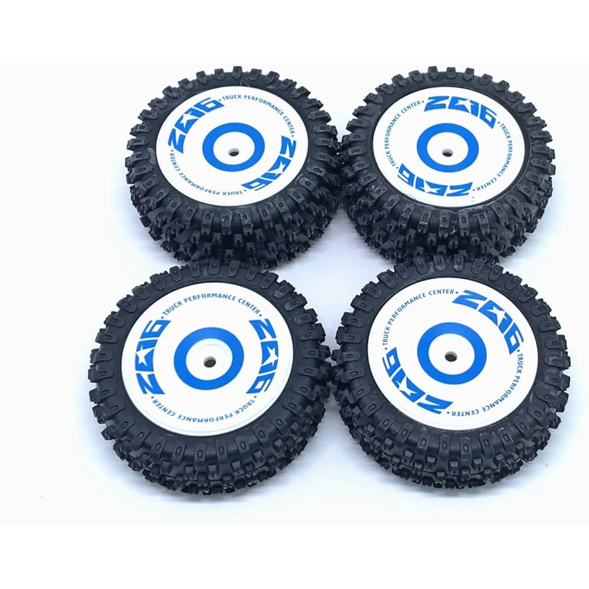 KingVal Replacement Front & Rear Tire Wheel Tire Combo RC Part Compatible with WLtoys 124017 RC Car