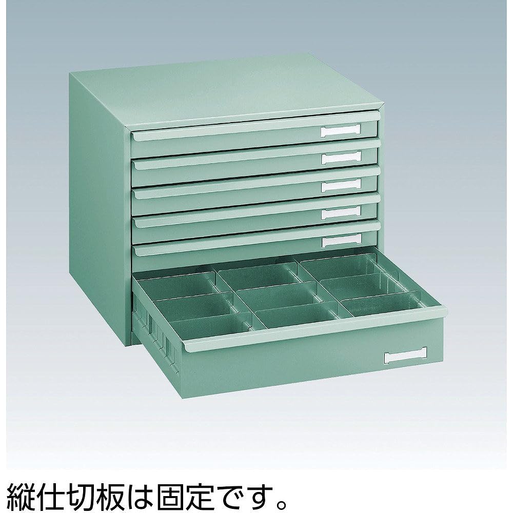 TRUSCO Tabletop Tool Case Wide 6 Tiers 384X327XH327 DT-L1S5