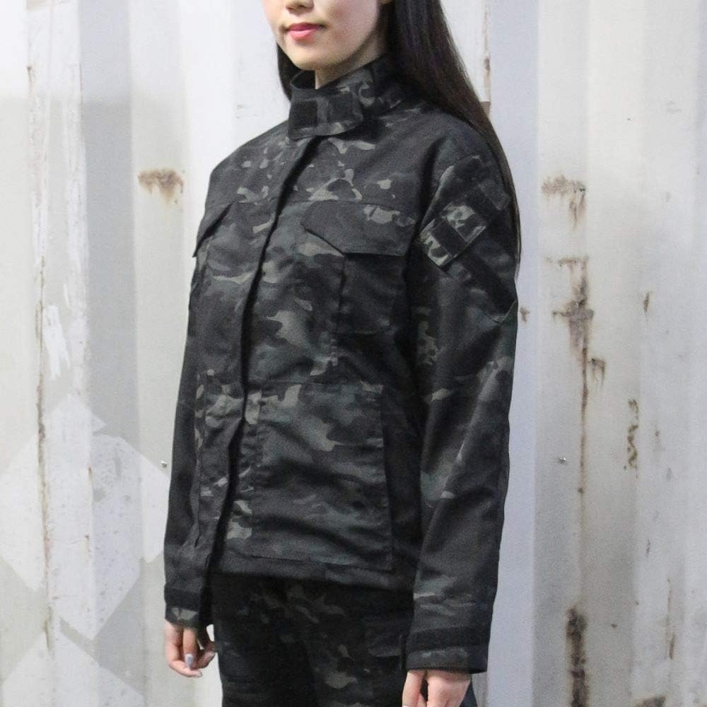 [LayLax][Ladies BDU Jacket # Multicam Black L]