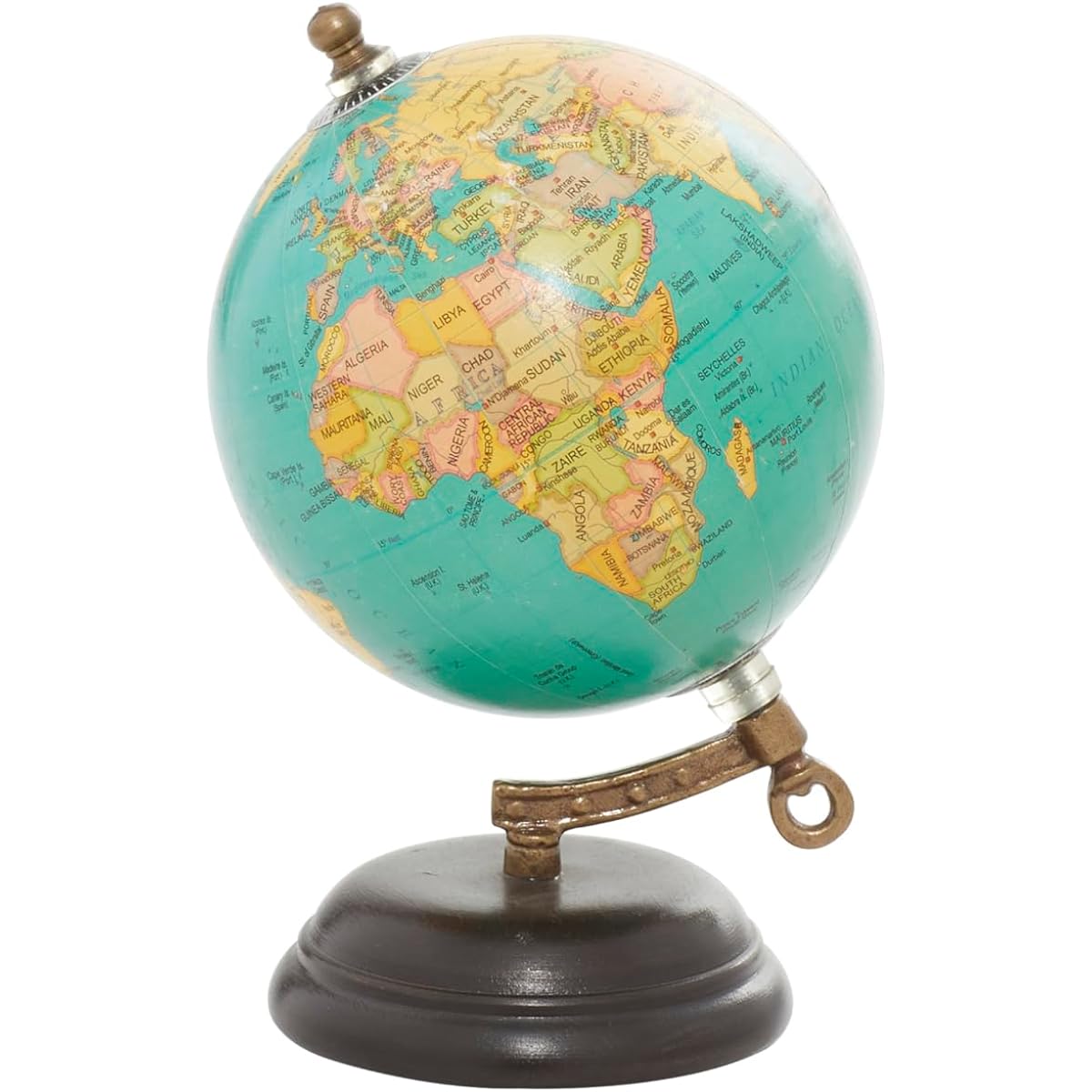 [デコ 79]Deco 79 Wood Metal PVC Globe, 5 x 8 24983 [Parallel input product]