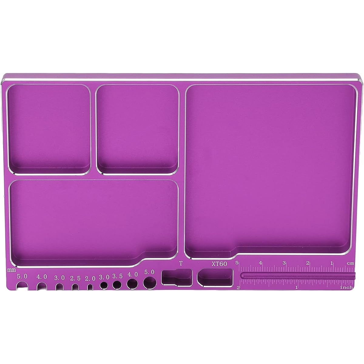 RC Repair Screw Tray, Magnetic Parts Tray, Sturdy, Durable, Large Capacity, Portable Size for RC Car