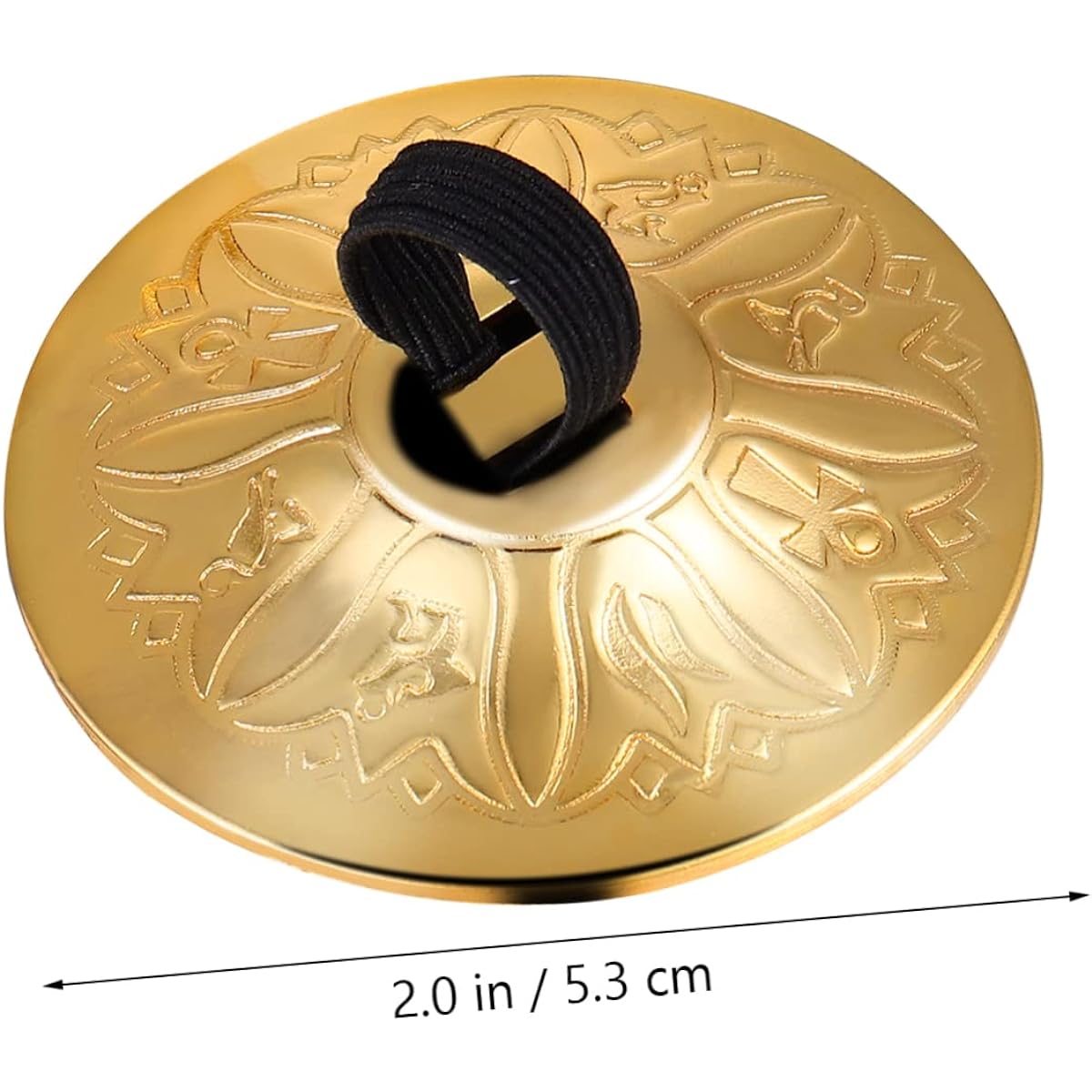 Vaguelly 40 Finger Cymbals Thai Monkey Ornament Dance Finger Cymbals Hand Percussion Mini Cymbals Belly Dance Cymbals