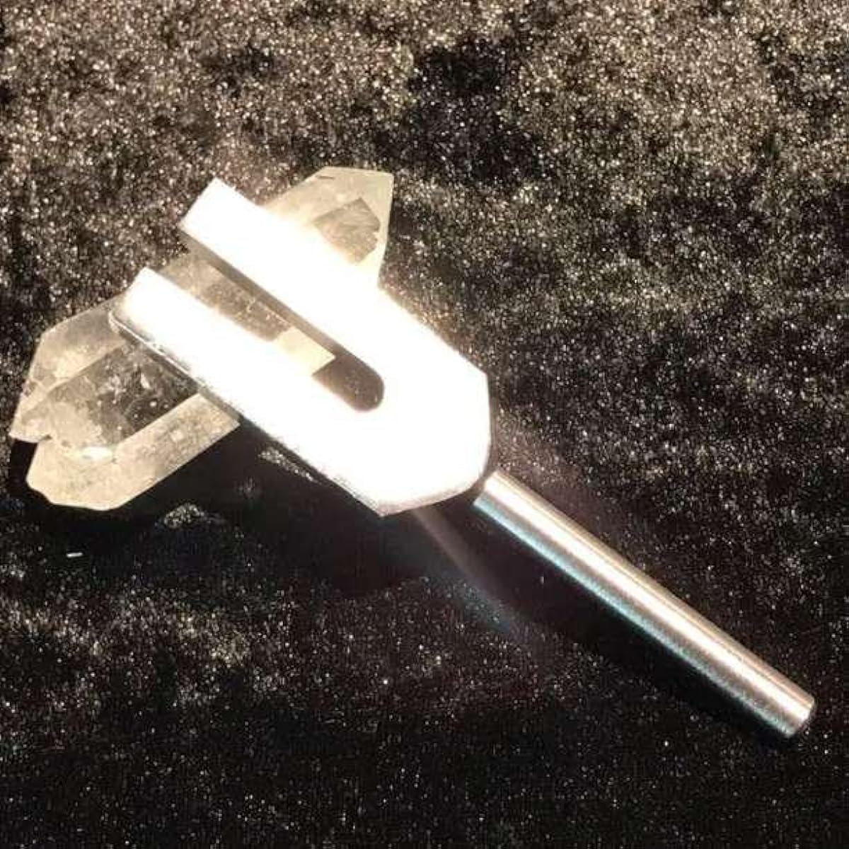 Tuning fork & crystal tuner set - purify your space - eliminate negative feelings