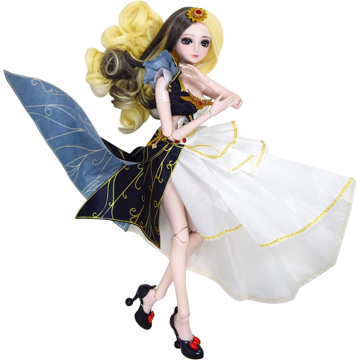 Proudoll Customized 1/3 BJD Doll Serena Ball Jointed SD Doll 22 Joints DIY Doll+Makeup+Dress+Wig+Shoes Action Figure Girls Gift