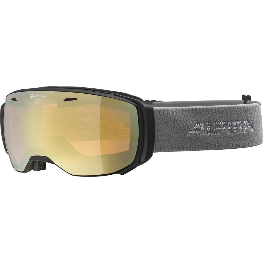 ALPINA Ski Snowboard Goggles Unisex Compact Type Polarized Mirror Lens Glasses Can Be Used ESTETICA QHM