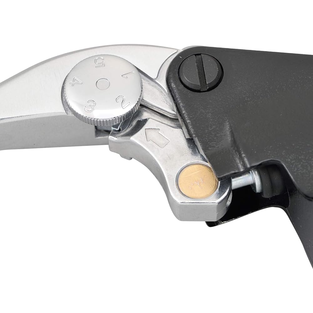 Daytona NISSIN Motorcycle Clutch Master Cylinder Horizontal 5/8 inch Black Body/Buff Clear Lever 61750