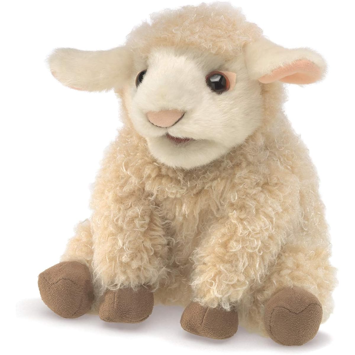 Folkmanis 3129 Cream Puppet