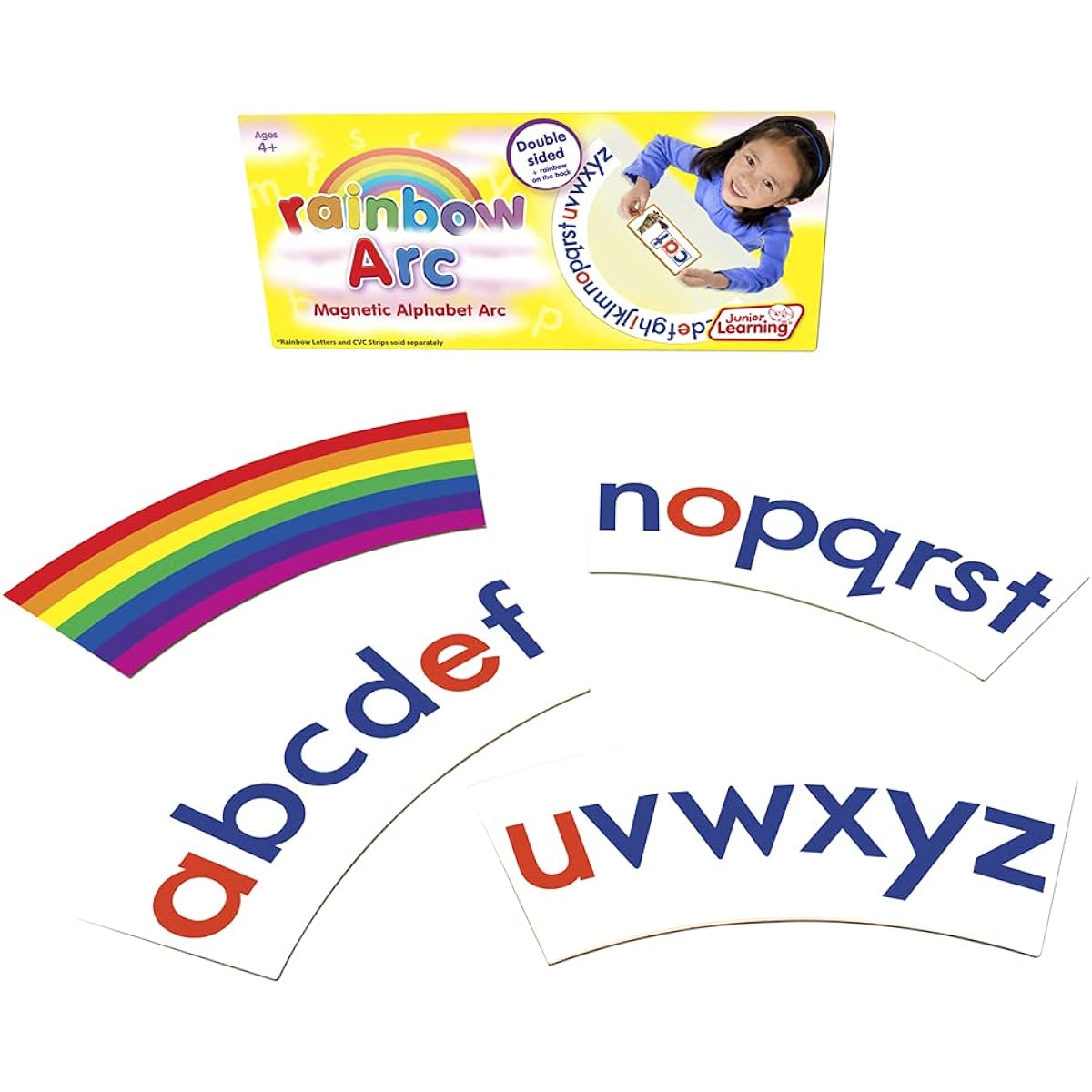 Junior Learning Alphabet Arc Double Sided Magnetic Resource Learn Letter Order 4-5 Years Reception Year 1 Key Stage 1