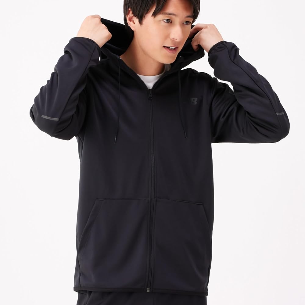 [New Balance] Jacket Tenacity Grit Full Zip Hoodie Jacket MJ33122 Men's