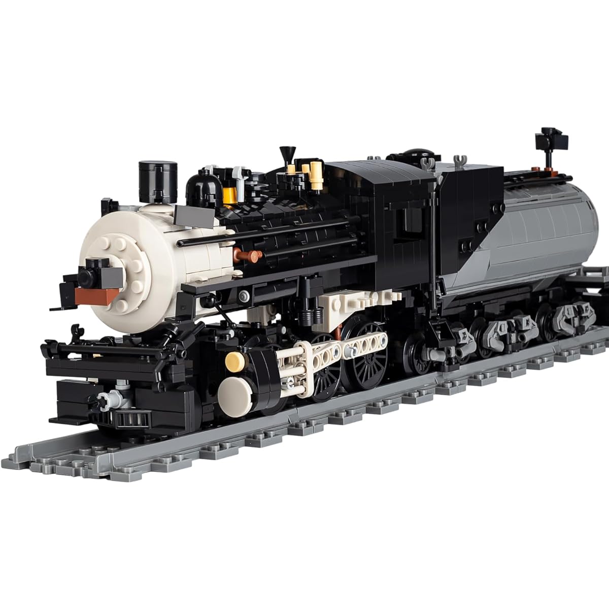 QwlJYfv Train Building Set for Adults Teen Boys City Train Model Toy with Track Building Kit Collectible Steam Locomotive Train Display Kit for Gifts (1136 Pieces)