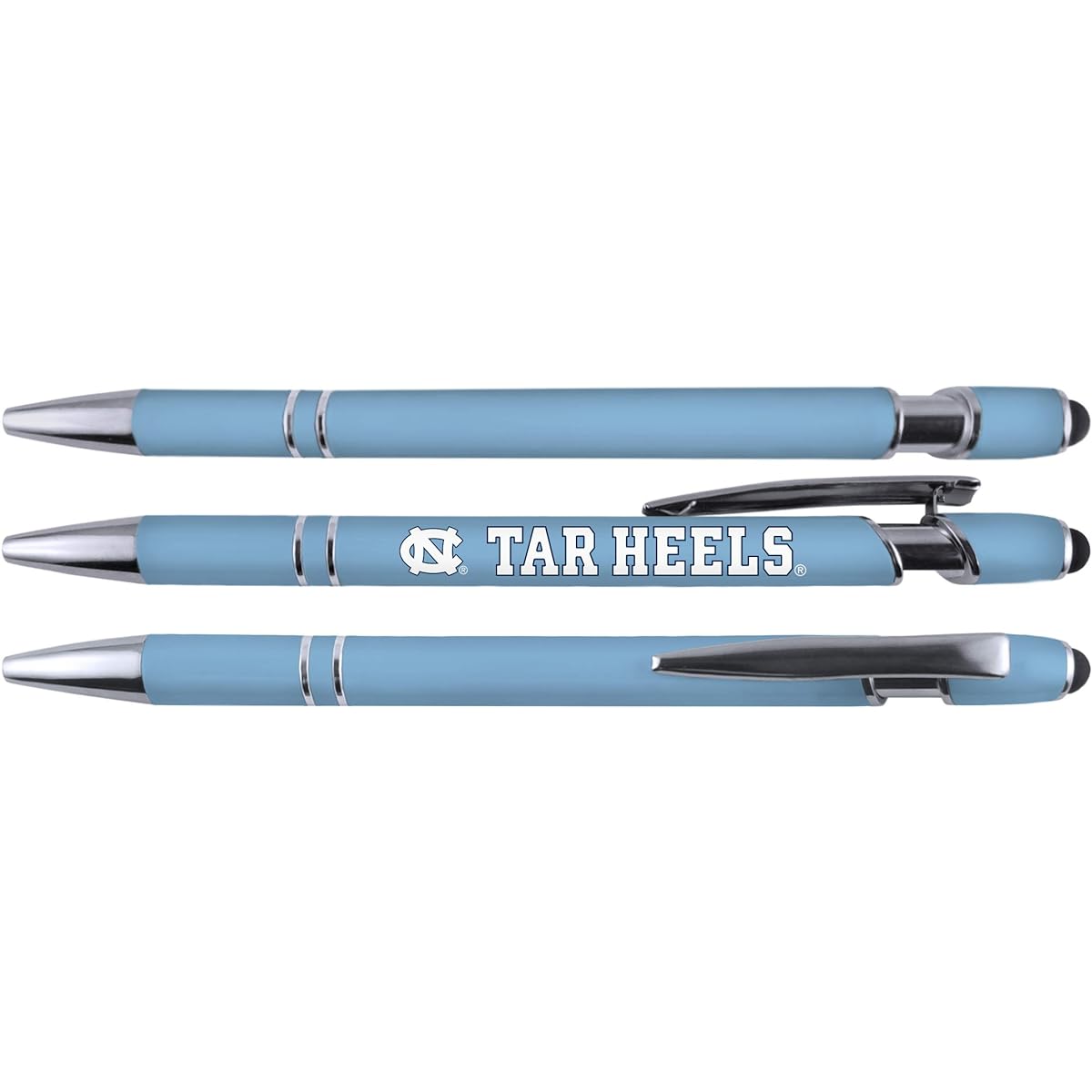 Greeting Pen North Carolina Soft Touch Coated Metal 6 Pack 30506