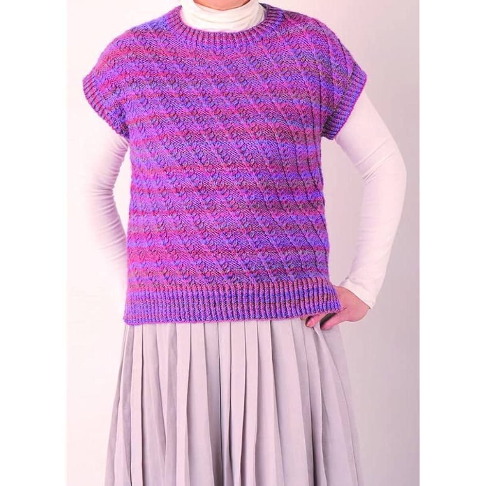 Hamanaka Fuga yarn extra thick col.15 blue 40g approx. 120m 10 balls set 0018