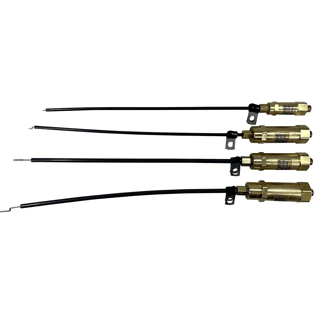 Throttle Control Mechanism Cable Whip Style for Gas Engine Air Compressor (8HP - 13HP Engines, 24" Throttle Control Cable)