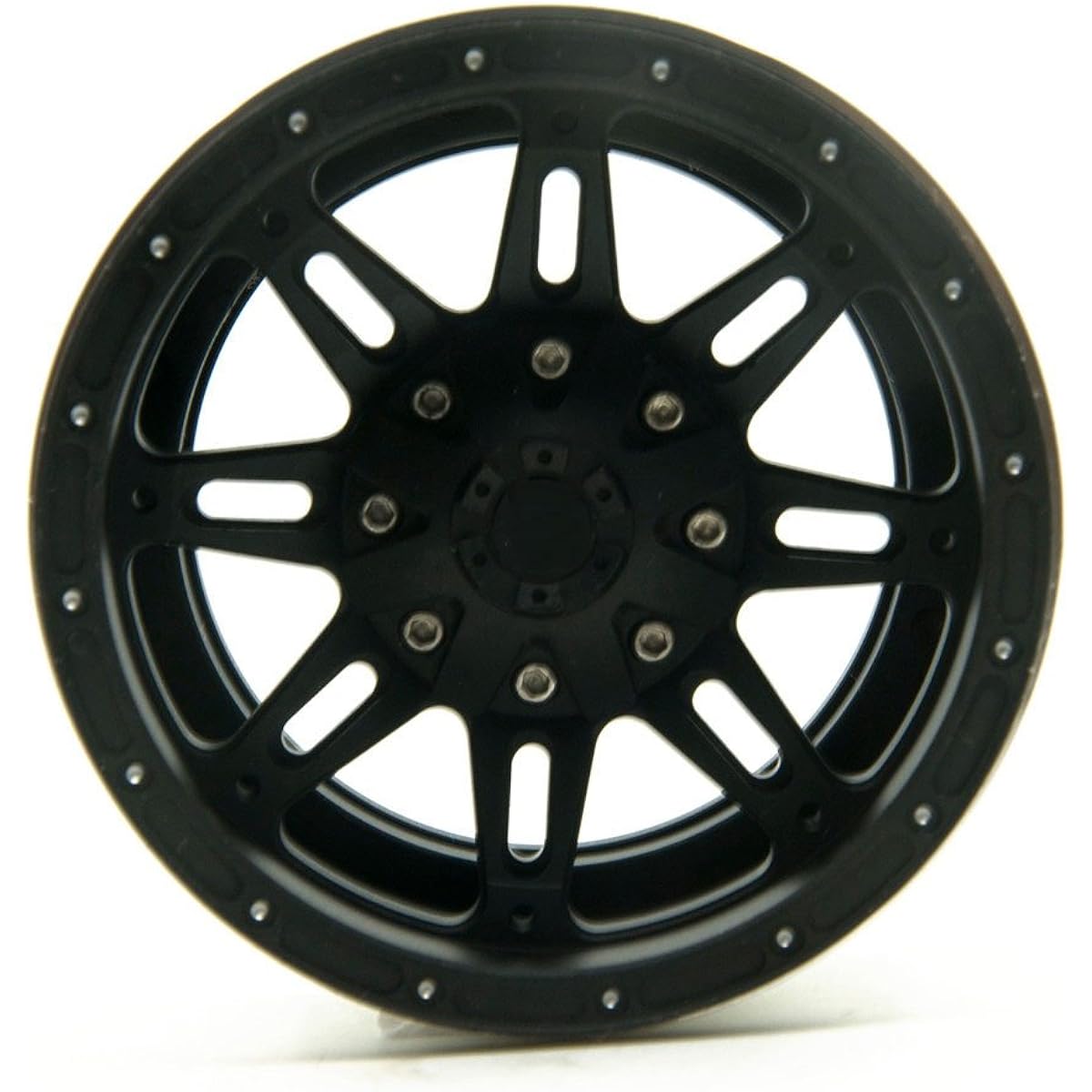RC Car 2.2 Inch Wide Version 30mm Wide Internal Beadlock Wheels (4 Pieces, Black)