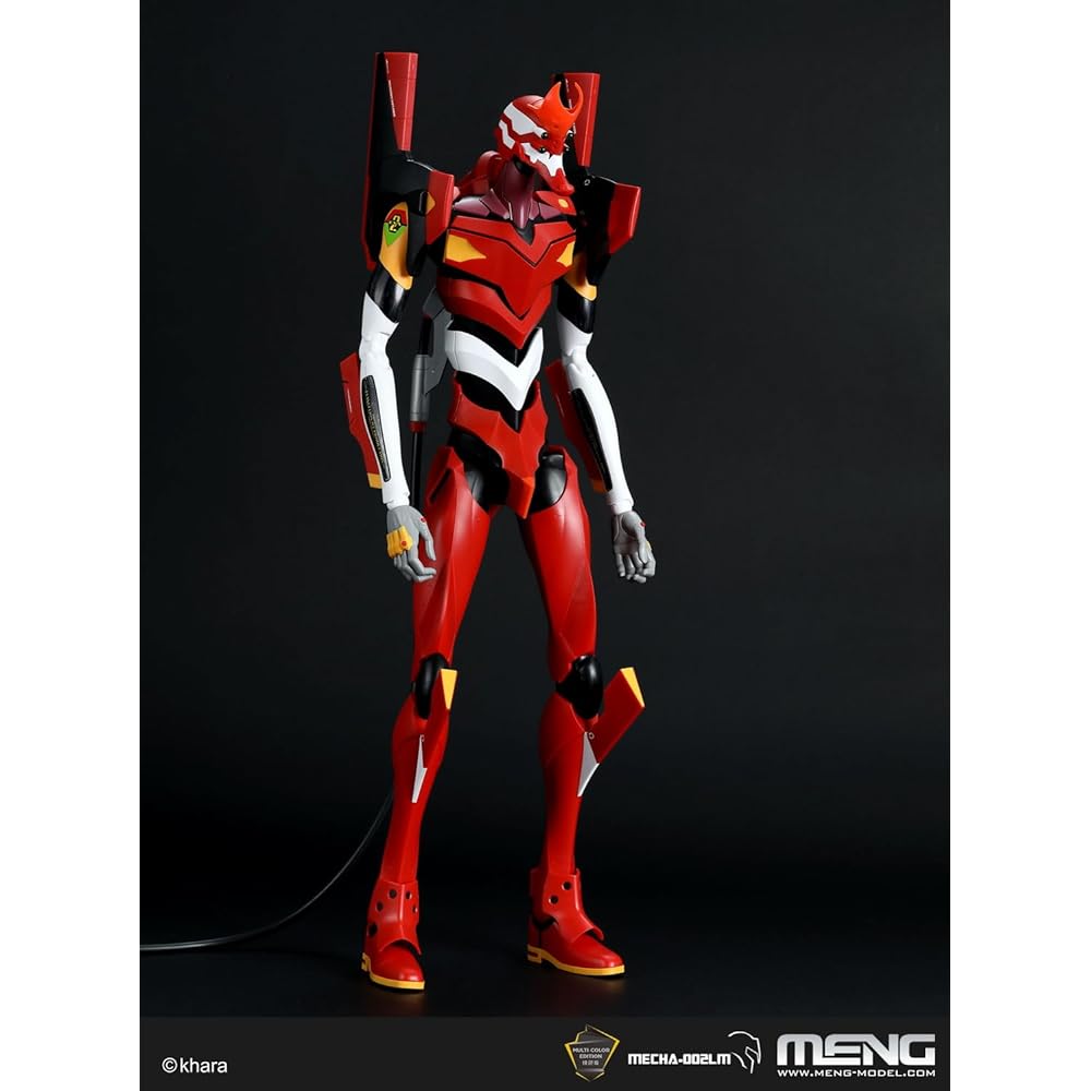 GSI Creos Mon Model Evangelion General Purpose Humanoid Battle Weapon Android Evangelion Unit 02 Ver. 1.5 Multicolor Molded Version Total Height Approx. 47cm Non-Scale Color Coded Plastic Model MEVA-002LM