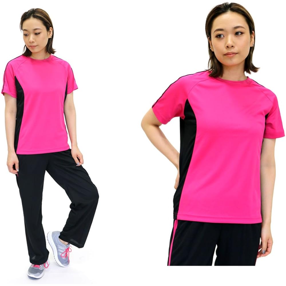 [City Jogger] Women's Running Wear Top and Bottom Set Dry T-shirt Jersey Pants