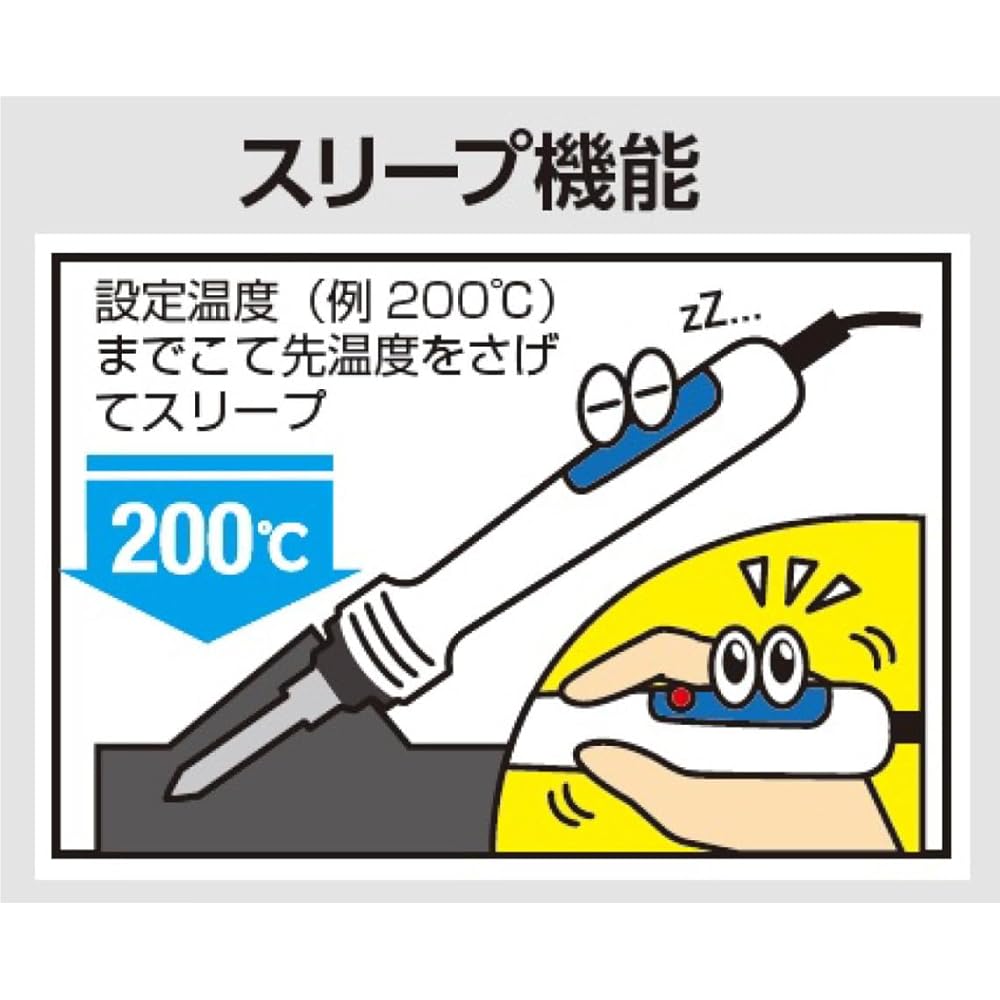 Taiyo Electric Industry (goot) Digital Temperature Control Soldering Iron PX-280 Temperature Control [Reachs 350℃ in about 30 seconds] [Temperature setting from 200℃ to 500℃ in 1℃ steps] [Wake from sleep just by holding it in your hand ] Soldering iron S