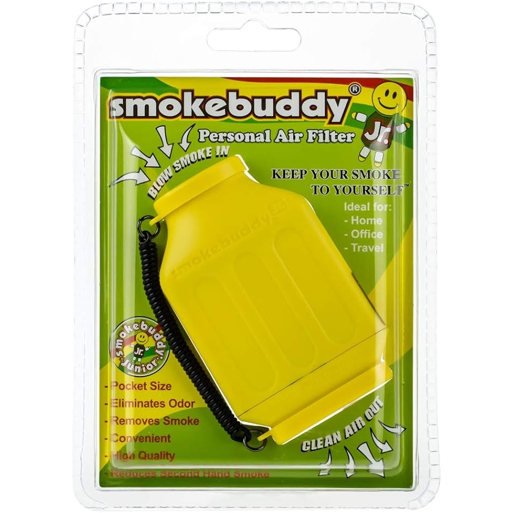 Smoke Buddy Smoke Buddy Jr Yellow Personal Air Filter