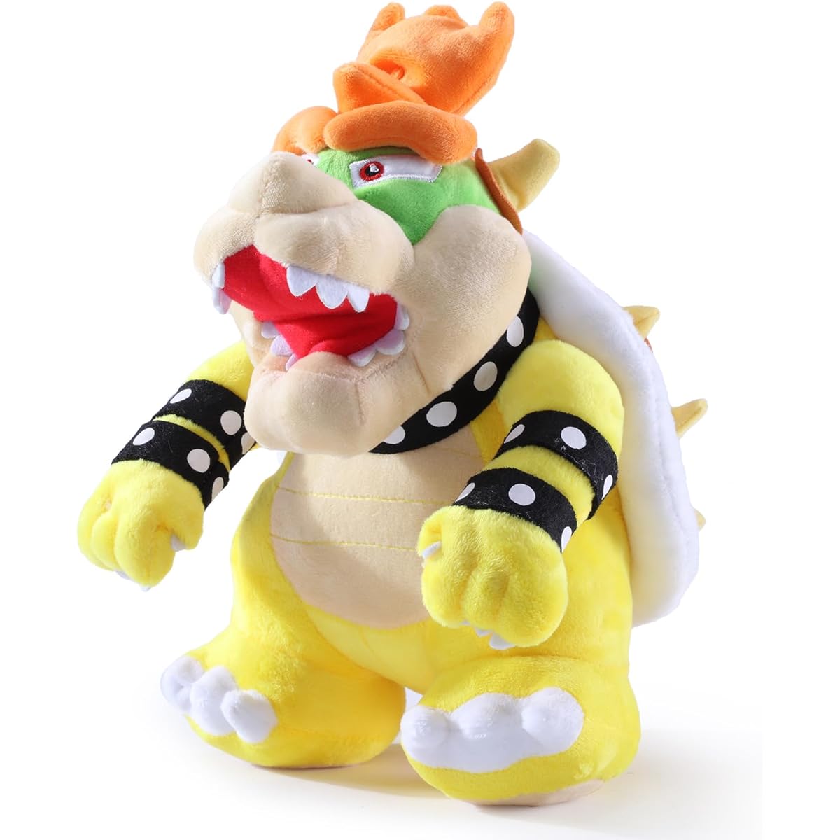 EQUASIS Bowser Plush Toy, Bowser Plush Toy Mario All-Star Collection 10 Inch Yellow, Great Gift for Mario Fans and Kids