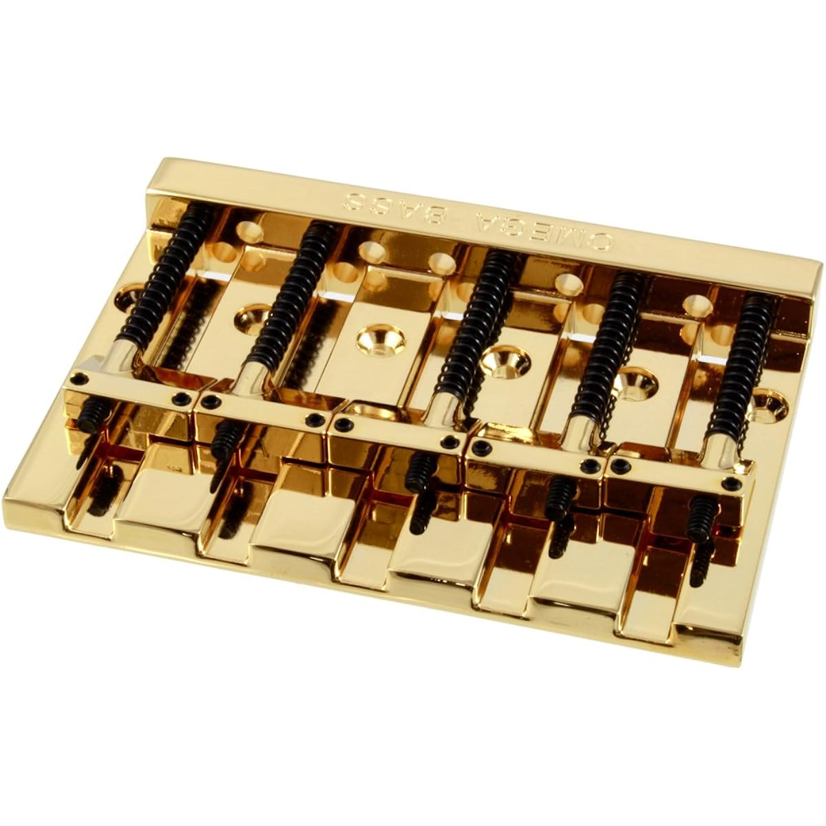 [Official Japanese Product] Allparts BB-3360-002 5-String Omega Bass Bridge Gold 6045