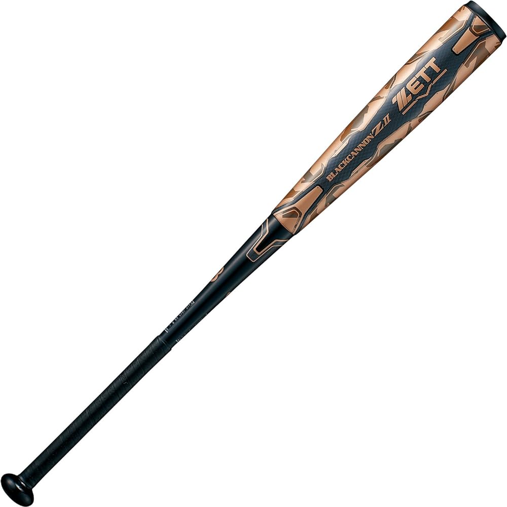 ZETT Baseball Softball Bat Compatible with New Softball Black Cannon Z2 FRP (Made of Carbon) Black (1900)