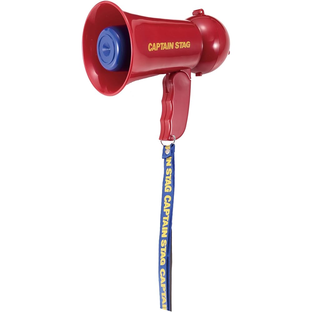 CAPTAIN STAG Mini Megaphone Deep Red UM-1824