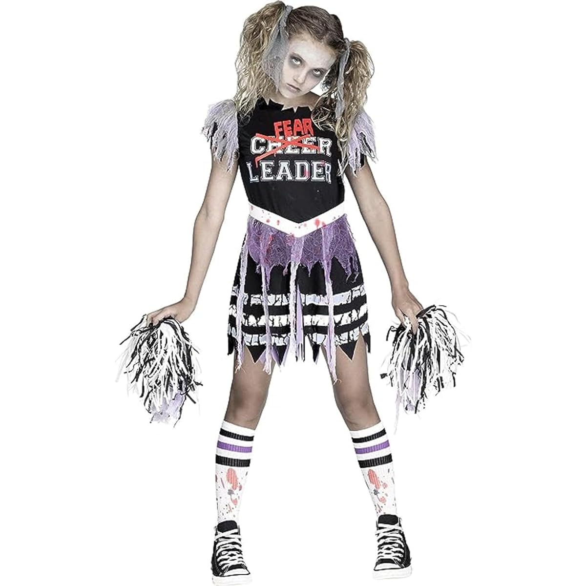 Fun World Zombie Fireleader Cheerleader Halloween Costume