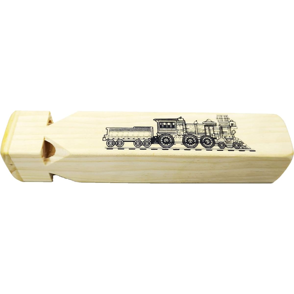 Fartime Wooden Train Whistle Musical Toy 6 Pieces (4 Tone)