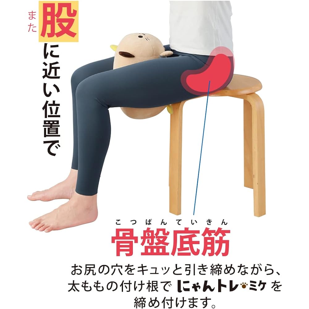 Cyplus Nyantrain Mike Incontinence Prevention Training Goods, High Density Cushion, Pelvic Floor Muscles, Adductor Muscles, Muscle Training, Urinary Leak Prevention
